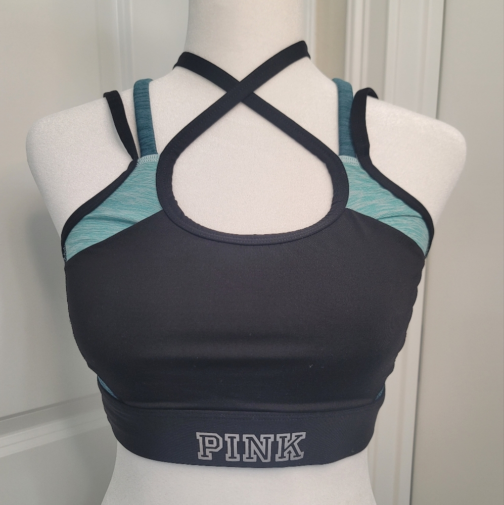 Pink Victoria's Secret Ultimate Unlined Sports Bra Size Small NWOT